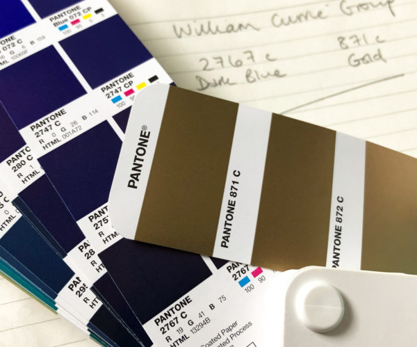 William Currie Group Logo Pantone Colours